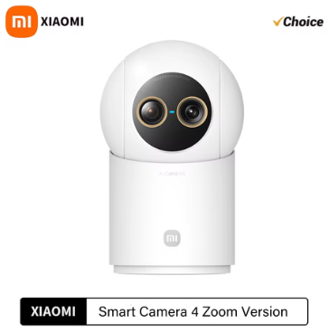 샤오미 스마트 카메라 4 9X 줌 에디션 8MP+5MP 듀얼 카메라 4K AI 사람 감지 f/1.6 실내 홈 CCTV 보안 카메라