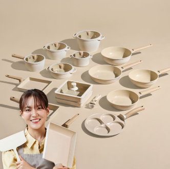 30대 40대 주방용품 트루크 샤리막 후라이팬 냄비 3종~10종 세트 제품 이미지