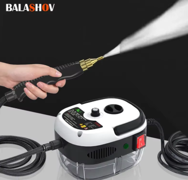 고온 스팀 청소기 220V 핸디형 주방 후드 기름때 청소 에어컨 틈새 자동차 실내 세척 휴대용 스팀 클리너 제품 이미지