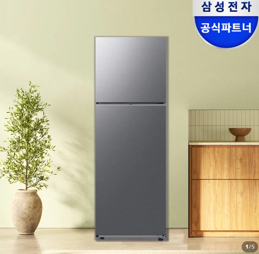 삼성 298L 에너지효율 1등급 2도어 냉장고 원룸 오피스텔 자취생 신혼부부 전기요금 절약 소형 냉장고 제품 이미지