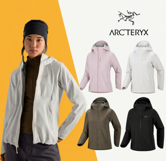 아크테릭스 감마 MX 여성 후디 집업 자켓 26FW 기모 소프트쉘 초경량 기능성 바람막이